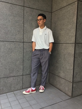 FRED PERRY M53/フレッドペリー ポロ #を使ったショ 