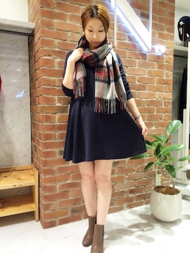 「N.（N. Natural Beauty Basic）（エヌエヌナチュラルビューティーベーシック）のアイテム（ブーティ）」を使った、tomomo✳︎さん（レディース・166cm）の秋コーディネート
