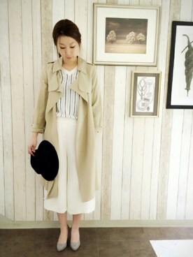 tomomo✳︎さん（レディース・166cm）の冬コーディネート