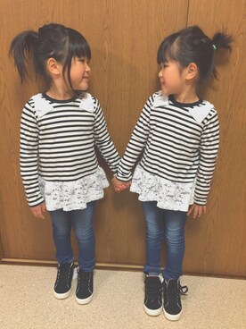 「abcd（ナシ）のアイテム（Tシャツ/カットソー、ホワイト系）」を使った、Shun Ikutakeさん（メンズ・185cm）の夏コーディネート