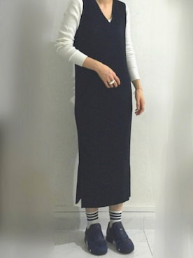 「HYKE」｜「アイテム（ワンピース/ドレス）」を使った、SOLAさん（レディース・168cm）の夏コーディネート