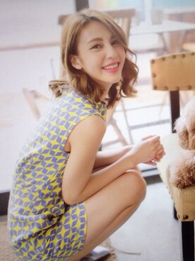 「A dress a day（ア　ドレス　ア　デイ）のアイテム」を使った、小白Janetさん（レディース・158cm）の春コーディネート