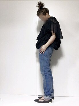 mihoさんの「★LEVIS VINTAGE CLOTHING 1969s 606◆」を使ったコーディネート