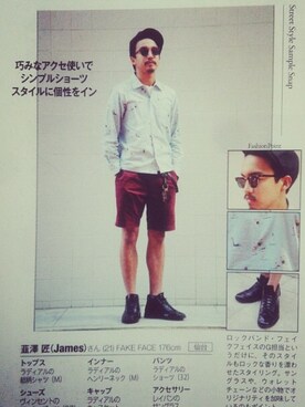 JAMES FAKEFACEさんのコーディネート