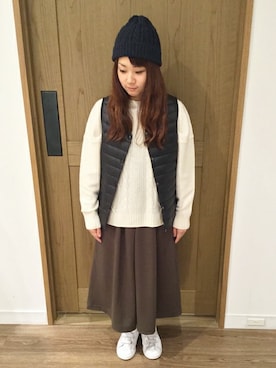 「SHIPS Days（シップスデイズ）のアイテム（ジャケット/アウター）」を使った、渡邉さん（レディース・150cm）の秋コーディネート