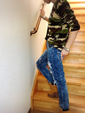 「GILFY（ギルフィー）のアイテム」を使った、madokaさん（レディース・164cm）の秋コーディネート