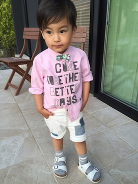 yyyさん（キッズ・90cm）の春コーディネート