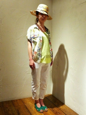 JOURNAL STANDARD Lady's 札幌店スタッフさん（レディース・160cm）の夏コーディネート