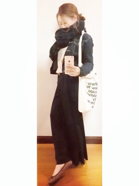 「スカウチョ」｜♡Miggle Baby♡さん（レディース・149cm）の秋コーディネート