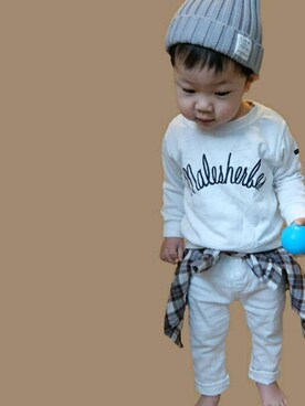 E美さん（キッズ・90cm）の春コーディネート