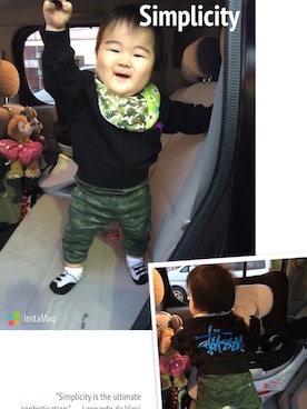 RKkunさん(キッズ・70cm)の秋コーディネート