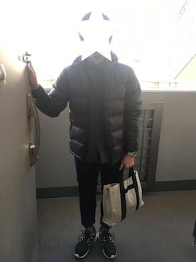 「SOPHNET.（ソフネット）のアイテム（ダウンジャケット/コート）」を使った、うらぞまさん（メンズ・173cm）の秋コーディネート