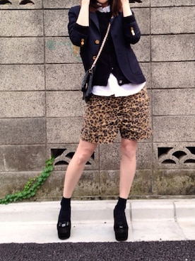「Marc by Marc Jacobs（マークバイマークジェイコブス）のアイテム（シューズ）」を使った、ＬＵＭＩＥさん（レディース・163cm）の秋コーディネート
