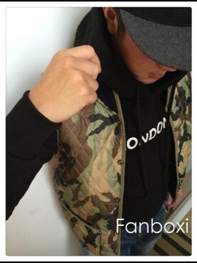 「アイテム（ダウンベスト、その他）」を使った、fanboxi さん（メンズ・178cm）の冬コーディネート