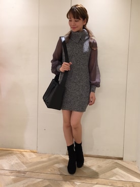 「snidel」｜「アイテム（バッグ）」を使った、natumi watanabeさん（レディース・164cm）の秋コーディネート