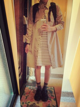 「Factor=（ファクターイコール）のアイテム（レッグウェア）」を使った、ちくわさん（レディース・153cm）の春コーディネート