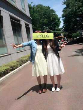 rukinoさん（レディース・162cm）の夏コーディネート