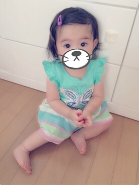 「baby GAP」｜SaNa＊*さん（キッズ・70cm）の夏コーディネート