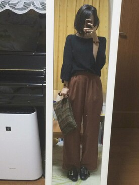 「フレアスリーブ」｜mさん（レディース・162cm）の秋コーディネート