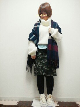 yakkoさん(レディース・152cm)の冬コーディネート
