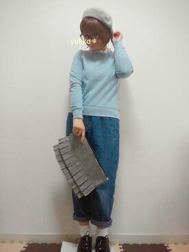 yakkoさん（レディース・152cm）の冬コーディネート