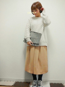 yakkoさん（レディース・152cm）の冬コーディネート