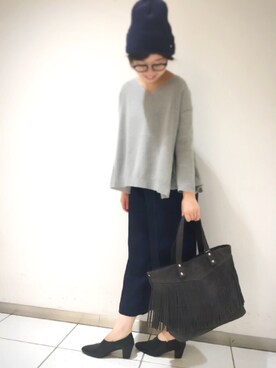 「ちびっこ」｜フーカさん（レディース・153cm）の秋コーディネート