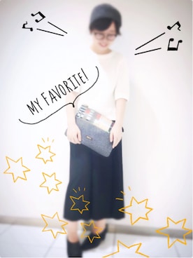 「TOPKAPI（トプカピ）のアイテム（ヘアアクセサリー）」を使った、フーカさん（レディース・153cm）の秋コーディネート