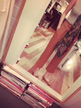 「Kate moonのアイテム（その他パンツ、ベージュ系）」を使った、viti tsaiさん（レディース・167cm）の秋コーディネート