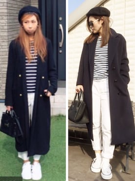 ⓒⓗⓘⓩⓤ﻿さん（レディース・163cm）の冬コーディネート