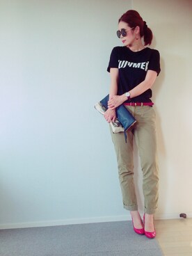 「CLUTCH（クラッチ）のアイテム」を使った、ⓒⓗⓘⓩⓤ﻿さん（レディース・163cm）の夏コーディネート