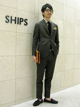 遠藤さん（メンズ・180cm）の春コーディネート