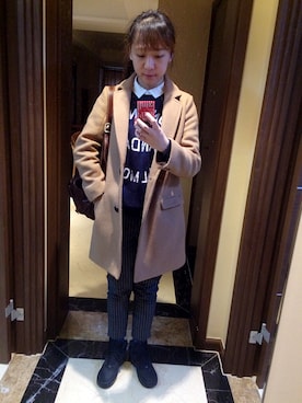 「wears（ウェアーズ）のアイテム（ジャケット/アウター）」を使った、ccdorothyさん（レディース・165cm）の冬コーディネート