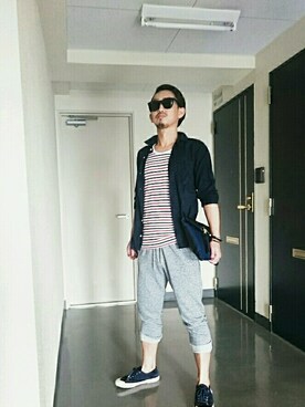 「飲み会」｜小川 宏人さん（メンズ・170cm・20代）の秋コーディネート