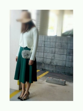 「mina（ミーナ）のアイテム」を使った、まぁりさん（レディース・158cm）の秋コーディネート