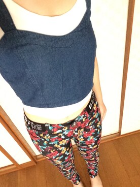 「へザー」｜「アイテム（その他トップス）」を使った、さえさん（レディース・156cm）の夏コーディネート