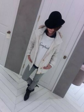 「qualite（カリテ）のアイテム（ジャケット/アウター）」を使った、matsuさん（レディース・158cm）の秋コーディネート