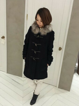 「qualite（カリテ）のアイテム（カバーオール）」を使った、matsuさん（レディース・158cm）の秋コーディネート