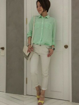 matsuさん（レディース・158cm）の春コーディネート