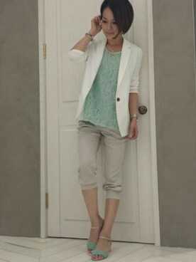 matsuさん（レディース・158cm）の春コーディネート