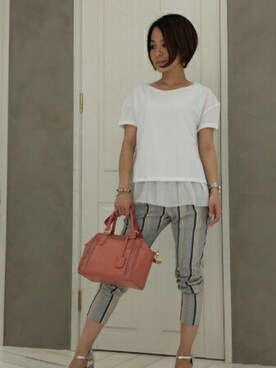 matsuさん（レディース・158cm）の春コーディネート