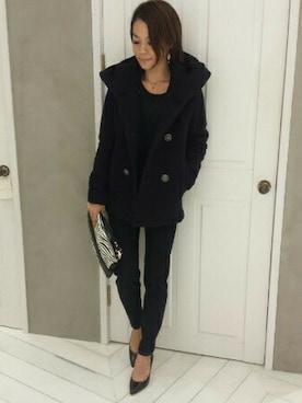 「qualite（カリテ）のアイテム（ブルゾン）」を使った、matsuさん（レディース・158cm）の秋コーディネート