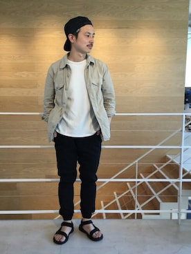 「ジョガーパンツ」｜KOIKEさん（メンズ・170cm）の夏コーディネート