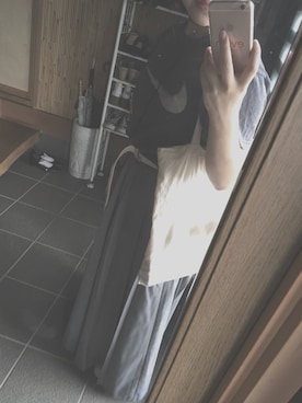 「jouetie（ジュエティ）のベーシックスカンツ Ⅱ（その他パンツ、グレー系）」を使った、もも  🍑さん（レディース）の秋コーディネート