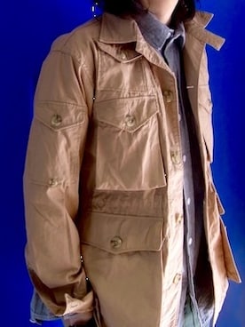 「Engineered Garments（エンジニアードガーメンツ）のアイテム（その他アウター）」を使った、sunhouse神南さん（メンズ・175cm）の冬コーディネート