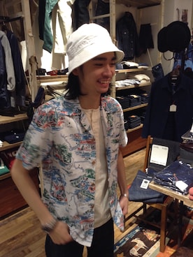 「VISVIM（ビズビム）のアイテム」を使った、sunhouse神南さん（メンズ・175cm）の冬コーディネート