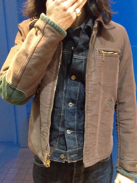 「アイテム（その他アウター）」を使った、sunhouse神南さん（メンズ・176cm・20代）の冬コーディネート