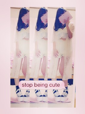 「Fallin'（フォーリン）のアイテム（トップス）」を使った、♡nana♡さん（レディース・148cm）の夏コーディネート