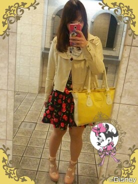 Wego ウィゴー の Wego チェリー柄ノースリーブワンピース ワンピース Wear