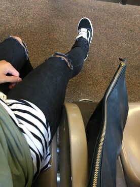 「FLOW（フロウ）のアイテム」を使った、sさん（メンズ・177cm）の夏コーディネート